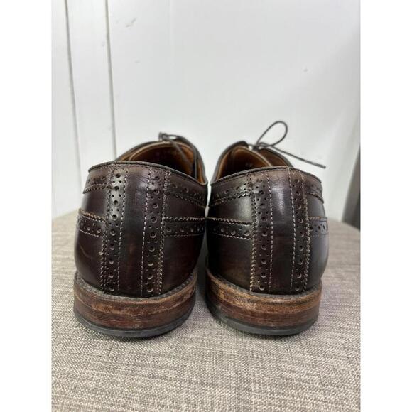 Allen Edmonds Shoes Mens 12 Larchmont Wingtip Dress Career Dark Chocolate main image 13